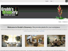 Tablet Screenshot of grubbsgreenery.com